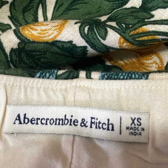 Abercrombie & Fitch Multicolor Floral Sleeveless Crop Top Skirt 2 Pc Set XS/2XS - Picture 6 of 8